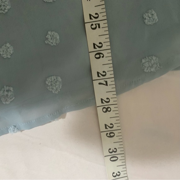 Swiss Dot Butterfly Sleeve Blouse 2X - Picture 8 of 8